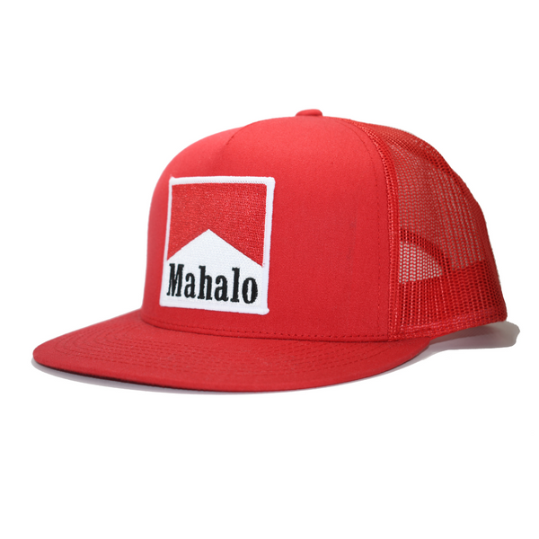 Mahalo Red Snapback Hat