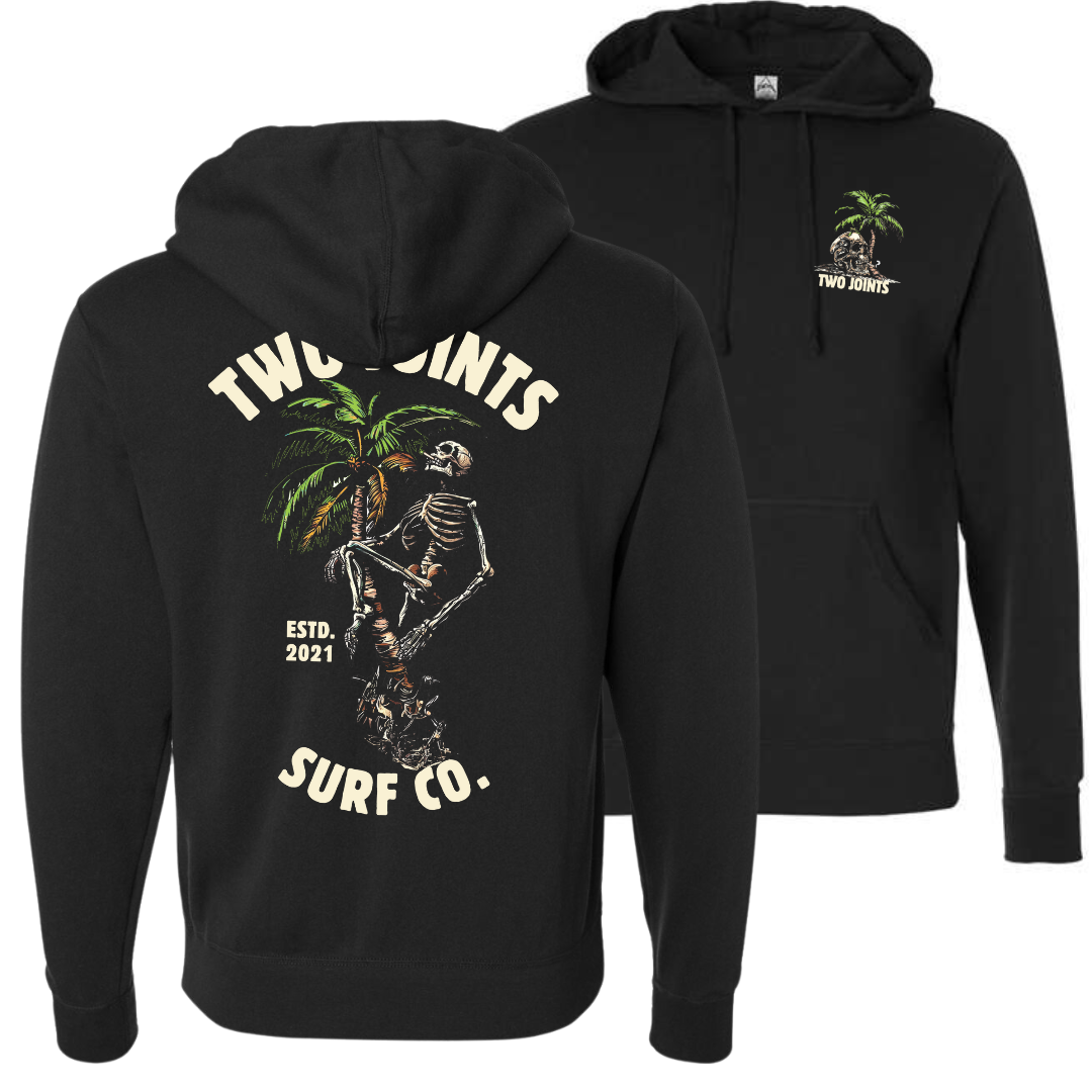 All Good Black Hoodie – Two Joints Surf Co.