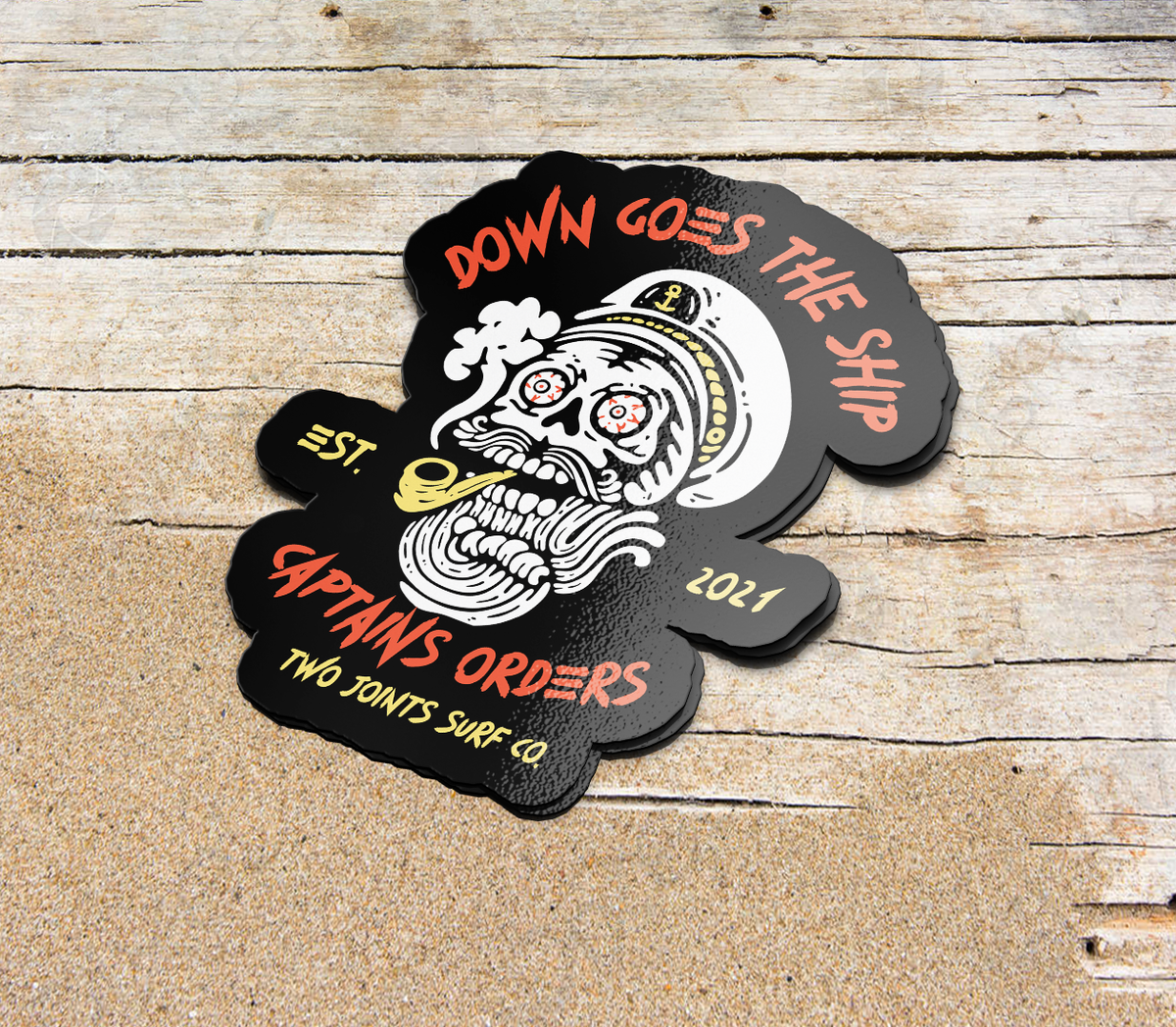 Captain's Orders Decal – Two Joints Surf Co.