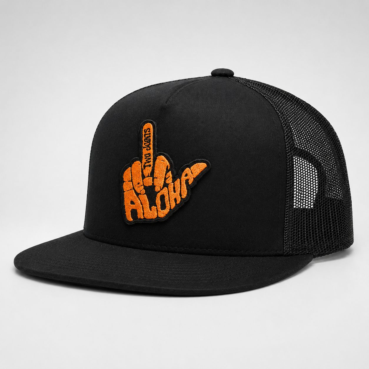 Two Joints - Aloha Snapback Hat - Black Main Image