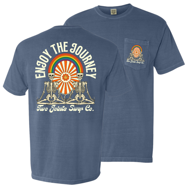 Enjoy The Journey Pocket Tee – Two Joints Surf Co.