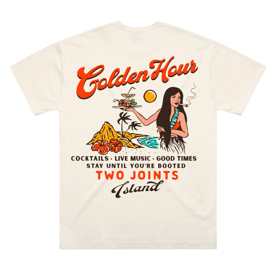 Golden Hour - Premium Tee – Two Joints Surf Co.