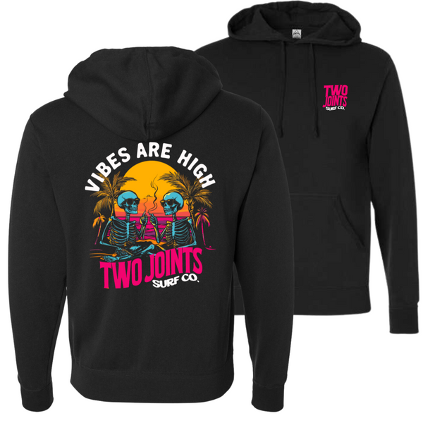 ☆FREEDOM☆ Powerhouse Two-Tone Logo Overfit Hoodie Black PH Powerhouse Two tone Logo Over fit Sweat Shirts (Black