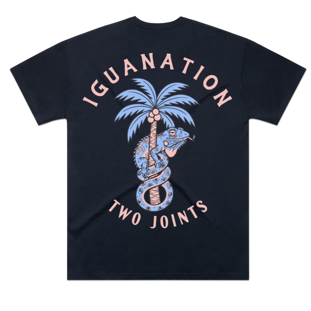 Iguanation - Premium Heavy Tee – Two Joints Surf Co.