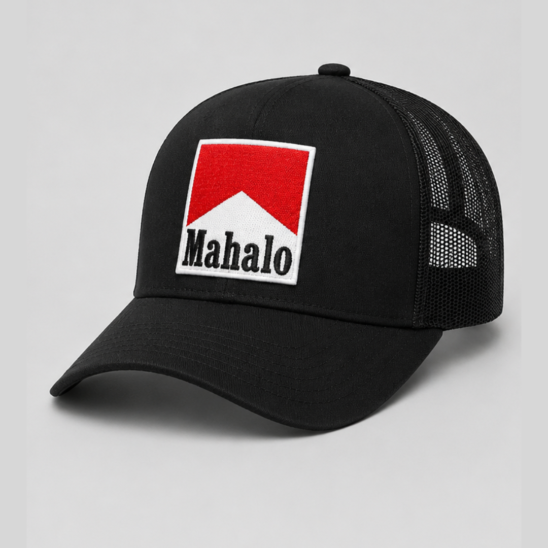 Mahalo Curved Hat | Two Joints Surf Co.