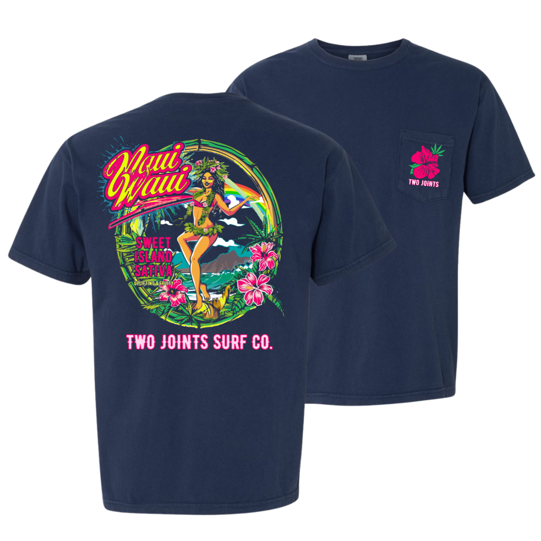 Maui Waui Pocket Tee – Two Joints Surf Co.
