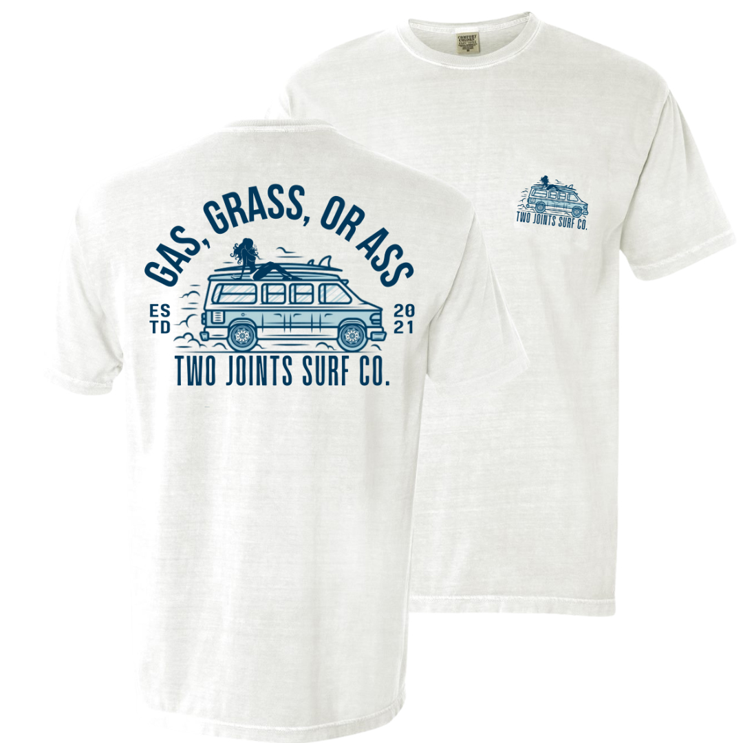 No Free Rides Pocket Tee – Two Joints Surf Co.