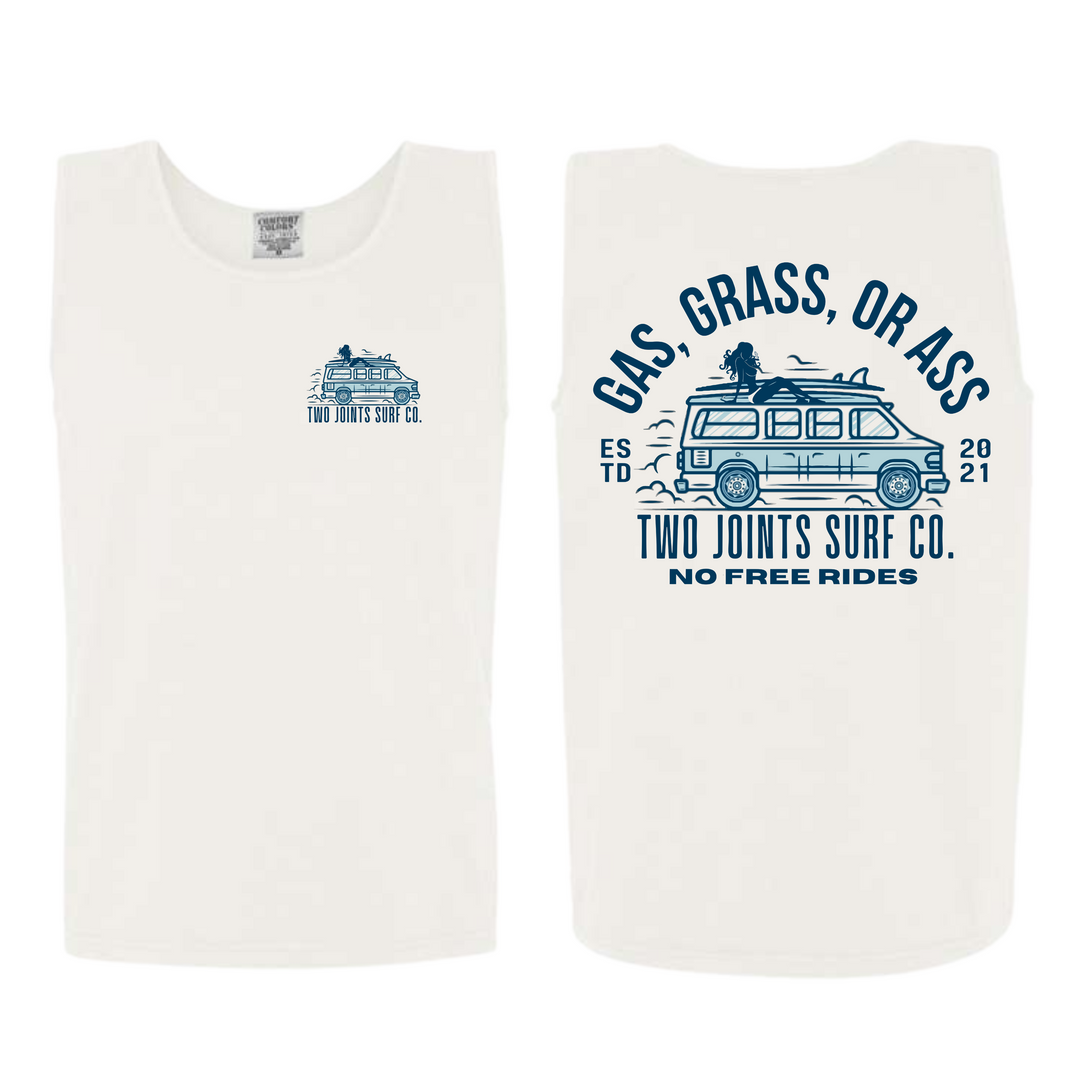 No Free Rides Tank Top – Two Joints Surf Co.