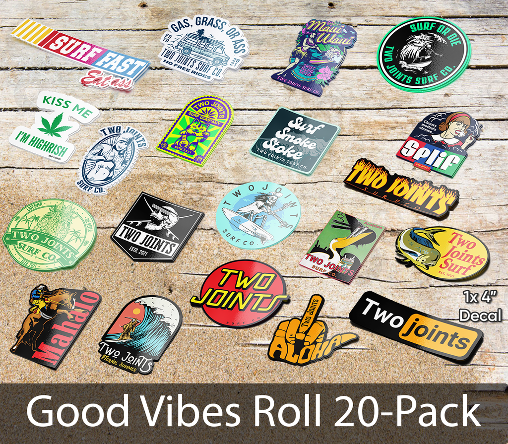 Two Part Stickers Stickers – Two Joints Surf Co.