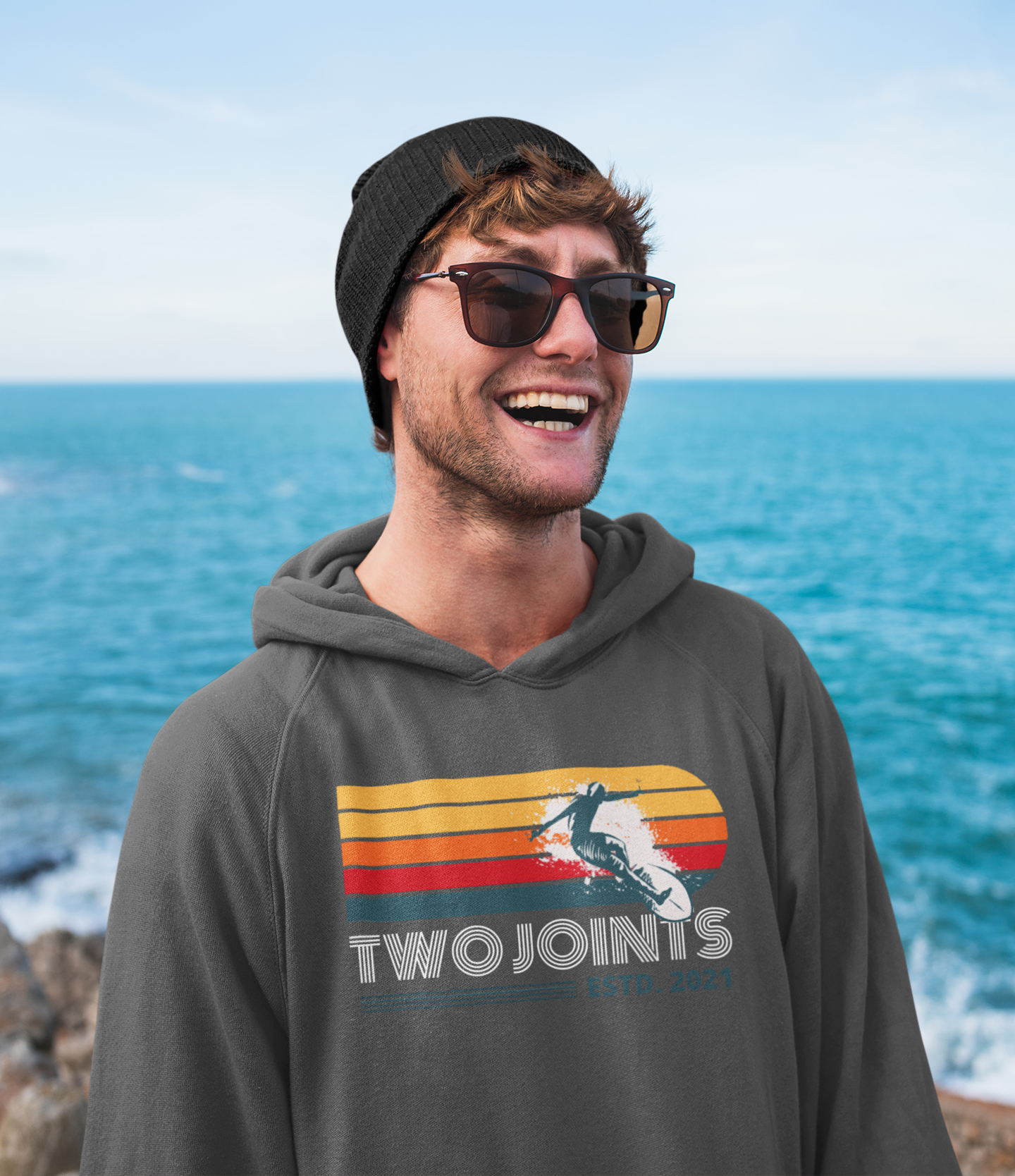 Vintage Surf Hoodie – Two Joints Surf Co.